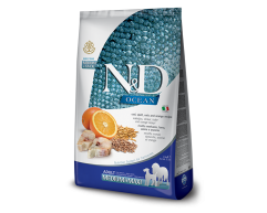 N&D Ocean Dog Adult Medium/Maxi Cod/Orange сухой корм для собак треска/апельсин 2,5кг