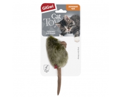 GiGwi Мышка со звуковым чипом тип-6 15см