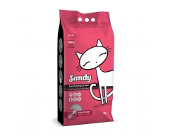 Sandy Baby Powder комкующийся наполнитель с ароматом детской присыпки 10кг