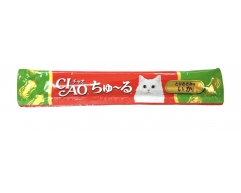 Inaba Ciao Churu лакомство пюре куриное филе/кальмар 14г 4RU106