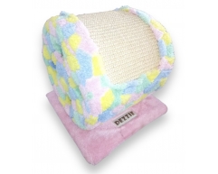 Dezzie игровой комплекс для кошек с домом и когтеточкой Адлер 26*26*24см