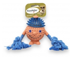 Foodster Игрушка для собак мяч для гольфа с веревками термопласт резина 7,3см