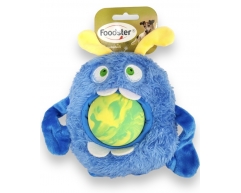 Foodster Игрушка для собак плюшевый монстр с мячиком из латекса 19,5см