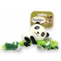 Foodster Игрушка для собак панда на веревке 21см