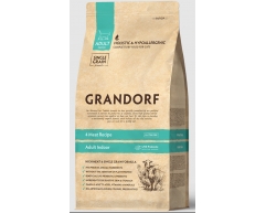 GRANDORF CAT 4 Meat&Rice PROBIOTIC INDOOR сухой корм для кошек4 мяса с рисом и пробиотиками 2кг