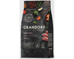 GRANDORF Fresh Cat Adult Duck&Sweet Potato сухой корм для кошек мясо утки с бататом 400г