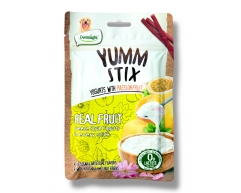 Dentalight Yumm stix Real fruit лакомство для собак нарезка курица/йогурт/маракуйя 70г