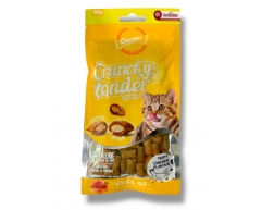 Gnawlers Crunchy tender лакомство для кошек подушечки с курицей 65г