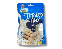 Dentalight Vital Fiber Щетка с козьим молоком и ванилью 2,7" 8шт, 80г