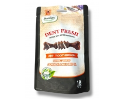 Dentalight Dent Fresh зубочистик Уход за шерстью масло лосося 3"/18шт/150г