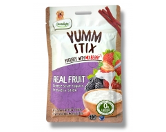 Dentalight Yumm stix Real fruit лакомство для собак нарезка курица/ягоды/йогурт 70г