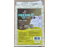 Freshlit наполнитель тофу с ароматом лимона 12л