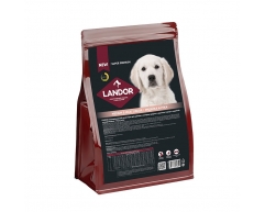 LANDOR Medium & Maxi сухой корм для щенков и юниоров средних и крупных пород индейка/утка 1,5кг