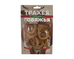 Деревенские лакомства для собак Трахея говяжья с мясом курицы 50г