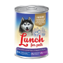 Lunch for pets конcерва для собак средних/крупных пород в желе мясное ассорти рубец 850г