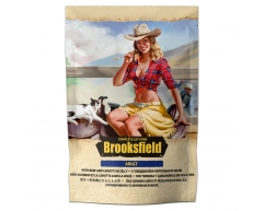 Brooksfield Adult Cat пауч для взрослых кошек говядина/морковь в желе 85г