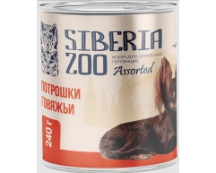 Siberia Zoo Assorted консерва для собак потрошки говяжьи 240г
