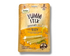 Dentalight Yumm stix лакомство для собак нарезка курица/сыр 50г